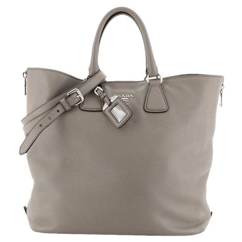 prada convertible shopper tote vitello daino large|vitello daino shopping tote foresta.